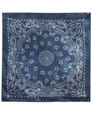 Golden Goose Foulard Con Stampa - Blue