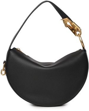 Burberry Knight Arc Black Calfskin Tote Tas - Zwart