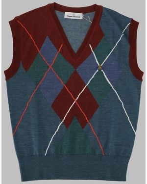 Vivienne Westwood Statement Vest - Blue