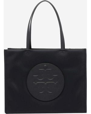 Tory Burch Small Ella Shopping Bag - Black