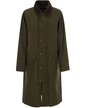 Polo Ralph Lauren Long Waxed Coat - Green