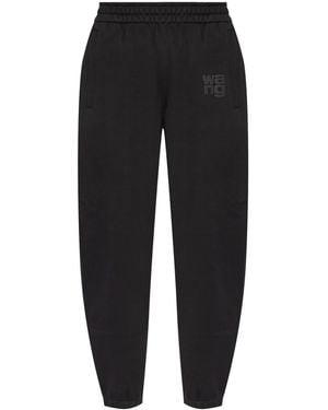 Alexander Wang Jogginghose Mit Logo - Schwarz