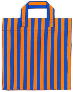 Sunnei Shopper Bag With Striped Pattern - Multicolour