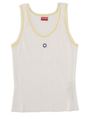 KENZO Tank Top "Boke Flower 2.0" - White
