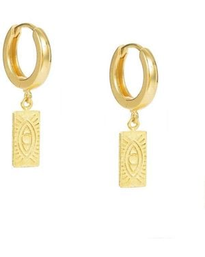 Hermina Athens Delian Slip On Earrings - Metallic