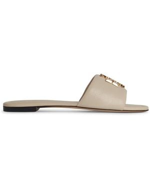Tory Burch Cremefarbene Lear-Hausschuhe "Eleanor" von - Weiß