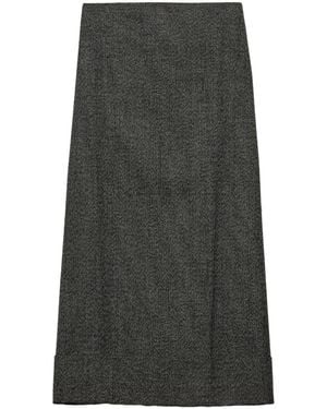 Prada Wool Long Skirt - Gray