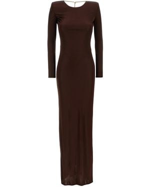 Elisabetta Franchi Mermaid Evening Dress - Braun