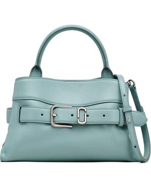 Marc Jacobs The Satchel Kleine Lederhandtasche - Blau