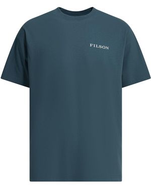 Filson "Frontier" Crewneck T-Shirt - Blue