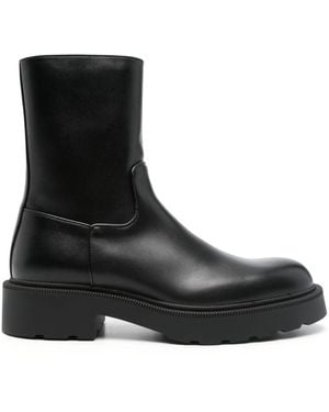 The Row Main Nobilis Leather Boots - Black