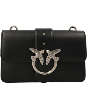 Pinko 'love One Classic' Mini Crossbody Bag - Zwart