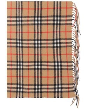 Burberry C Mere Checked Scarf - Brown