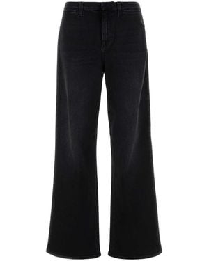 Gucci Straightleg Stretch Cotton Denim Jeans - Black