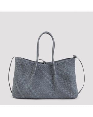 Bottega Veneta Large Pinacoteca Tote Bag - Grey
