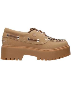 Timberland Flat Shoes - Brown