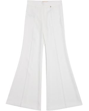 Elisabetta Franchi Trousers - White