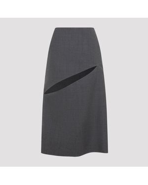Jil Sander J03Ma0305.J40327 Skirt - Grijs