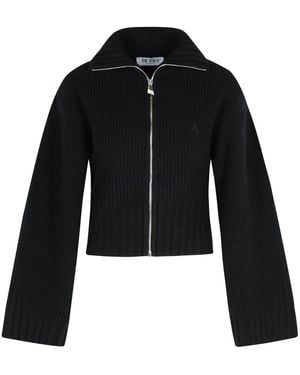 The Attico Attico Black Wolle und Kaschmirpullover - Schwarz