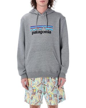 Patagonia P-6 Logo Uprisal Hoodie - Grey