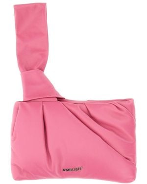 Ambush Nejiri Wrist Clutch Bag - Pink