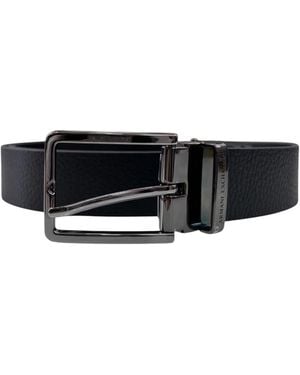 ARMANI EXCHANGE Armani intercambia cinturones negros - Blanco