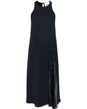 Erika Cavallini Semi Couture Cady-Texture Midi Dress - Blue