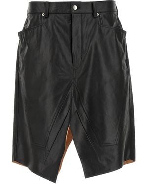 Rick Owens 'geslepte Rok' Rok - Zwart
