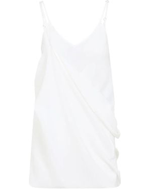 MM6 by Maison Margiela Mm6 Silk Mini Dress - White