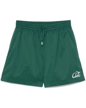 Arte' Logo Birds Shorts - Black