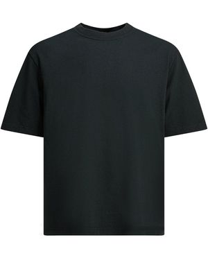 Golden Goose Jersey-T-Shirt mit umgekehrtem Logo - Schwarz