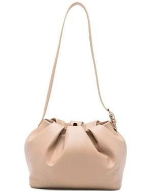 THEMOIRÈ Athena Ruched Crossbody Bag - Pink