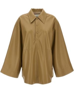 Nanushka 'clarice' Blouse - Naturel