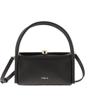 Furla Nicole Mini Leather Bag - Black