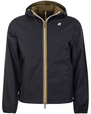 K-Way Jake Plus Reversible Hooded Jacket - Black