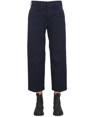 Department 5 Cotton Trousers - Blue
