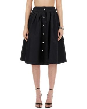 Moschino Poplin Skirt - Black