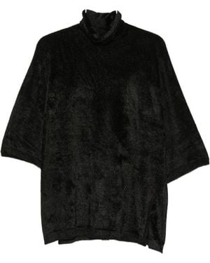 Semicouture Genesis Rollkragenpullover - Schwarz
