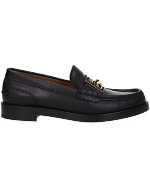 Fendi Mocassini women haut haut schwarz
