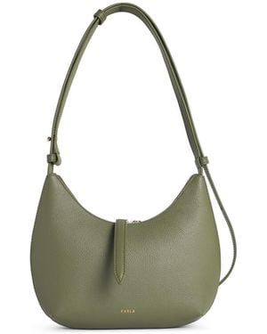 Furla 'S Goccia' Avocado Leather Shoulder Bag - Green