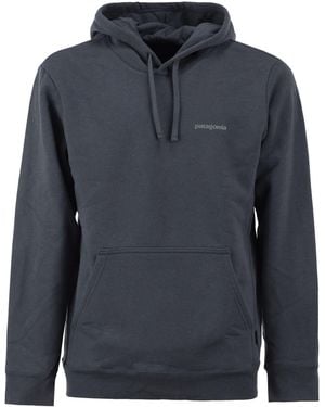 Patagonia Cotton Blend Hoodie - Blue