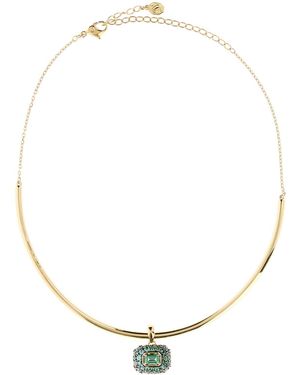 Swarovski 18K-Finished Metal Sublima Choker For - White