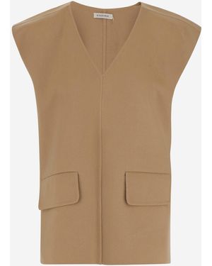 By Malene Birger Von Malene Birger Cilia Wollweste - Braun