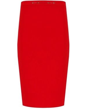 Elisabetta Franchi Midi Skirt - Red
