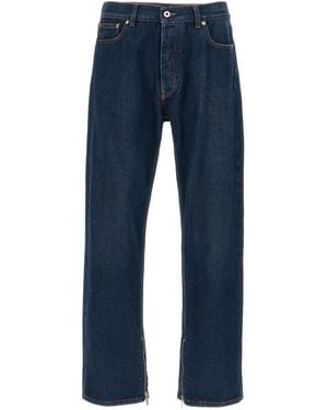 Off-White c/o Virgil Abloh Arr Zip Skate' Jeans - Blue