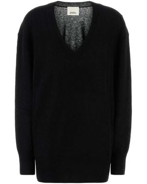 Isabel Marant Silk Blend Larana Sweater - Black