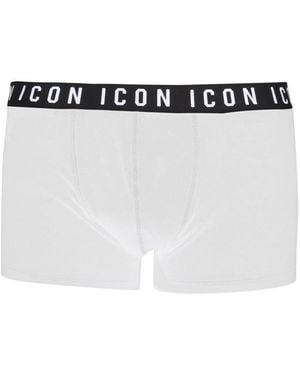 DSquared² Icon Boxers - White
