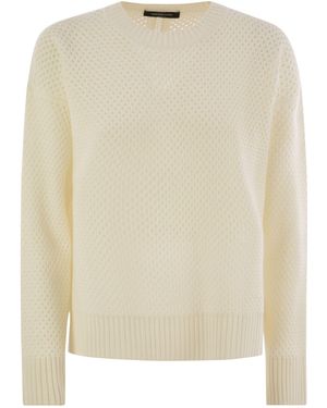 Fabiana Filippi Platinum Crew Neck Jersey - Natural