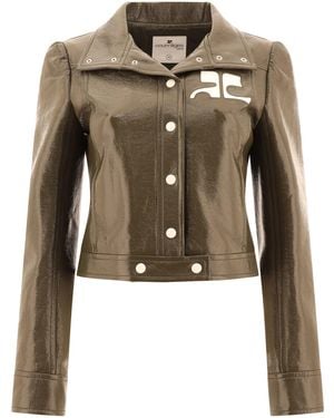 Courreges "Reedition Vinyl" Jacket - Green