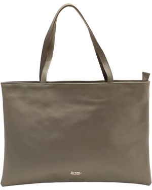 LA ROSE Bolso Tote Grigio - Marrón